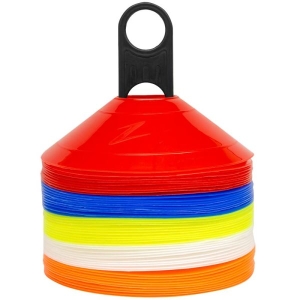 Field Marker Disc cones /Sports Plastic Disc Cones/ Football Field Marker Cone Set of 50 pcs Multi Colours
