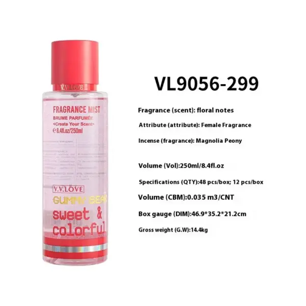 EBN V.V.LOVE Fragrance Body Mist Ladies Perfume 250ml / 8.4 FL Oz - Image 5