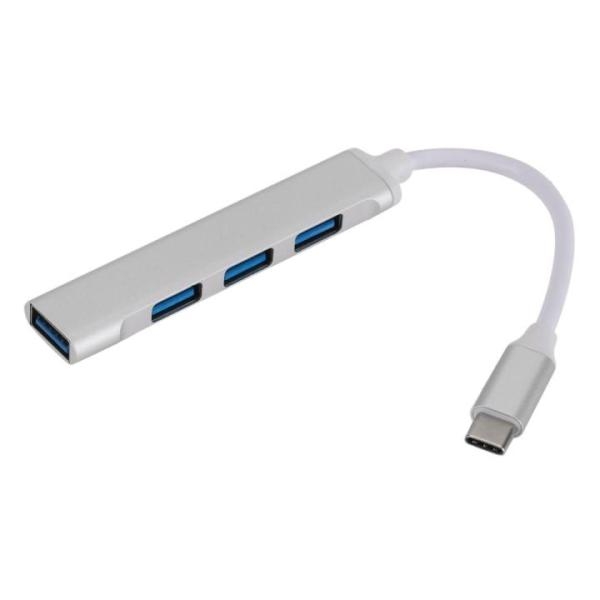 4 in 1 Type-C USB Hub (Type C to 4 USB-A Ports) Fast Data Transfer Plug & Play USB Hub - Image 2