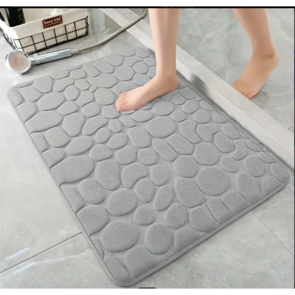 "3Pcs Extra Thick Foam Bathroom Mat Set – Non-Slip & Washable" - Image 3