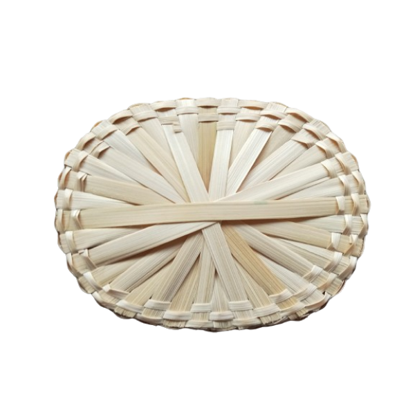 Eco-Friendly Bamboo Storage Basket – 30x23x8 cm Hand-Woven Kitchen - Image 2