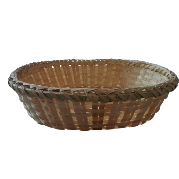Eco-Friendly Bamboo Storage Basket – 30x23x8 cm Hand-Woven Kitchen - Image 4