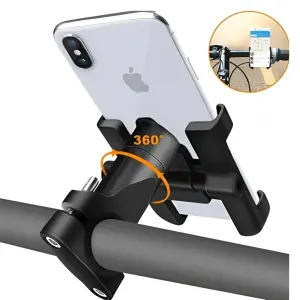 Bike Mobile Holder Full Metal Body Phone Holder on Handle Bar