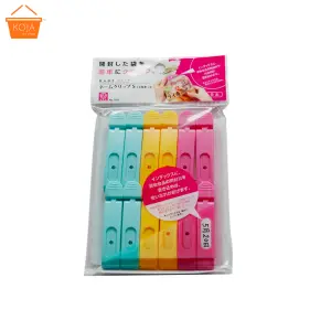 KOJA 12 PCS Plastic Sealing Clips for Food and Snack Bag