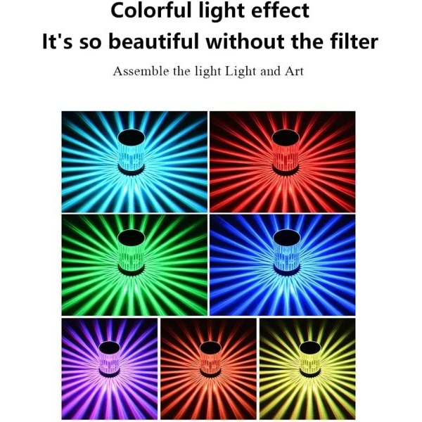 Acrylic LED Touch Lamp for Bedroom Beside Living Room Office College Dorm Dining Room Party Dinner Decoration Charge 16 color remote control - Image 5