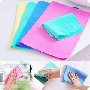 Kinju Garments Magic Towel Water For Kitchen Cleaning Car Unique Living Leather Wipes - Pack of 2