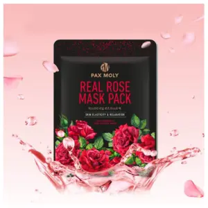 Pax Moly Real Rose Mask Pack Facial Skin Care Beauty Product 25 Ml