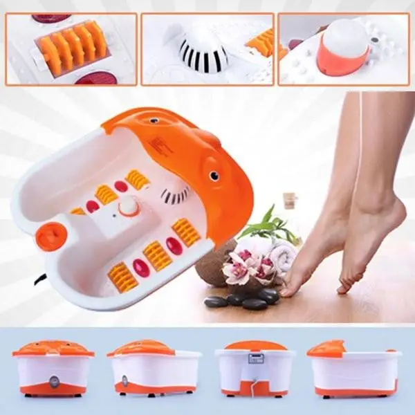 Electric Foot Spa Footbath Machine Full-automatic Massage Heating Roller Massager Safe Bucket Constant Basin Tool Health - Image 5