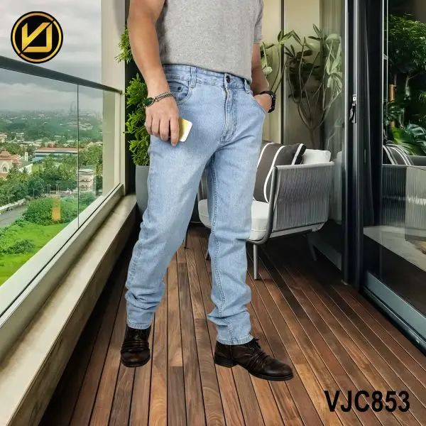 VIRJEANS (VJC853) Stretchable Choose Jeans Pant For Men-Light Blue - Image 3