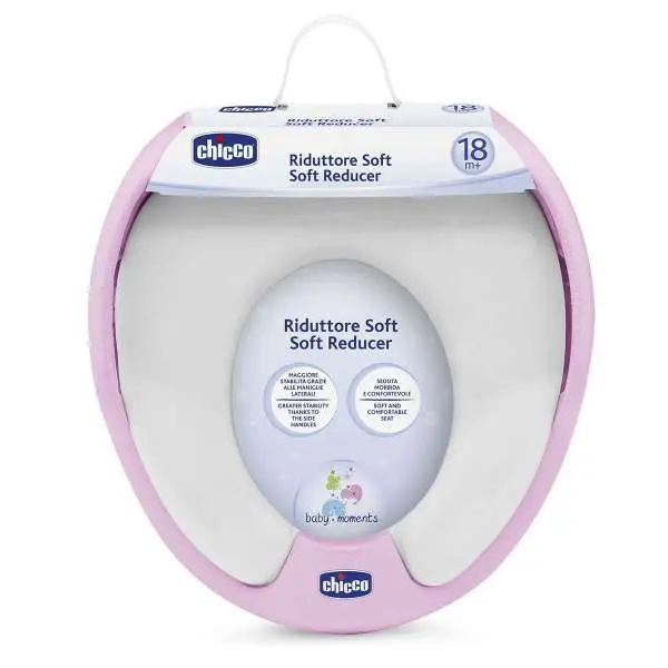 Chicco Soft Toilet Trainer for Kids Pink - Image 2