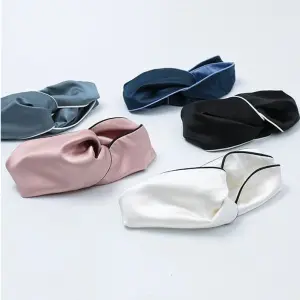 KOJA Pure Mulberry Silk HeadBand With Trimming For Women