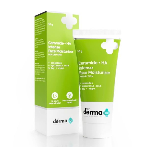 The Derma Co Ceramide + HA Intense Face Moisturizer, Dry Skin Moisturizer - 50 gm - Image 3