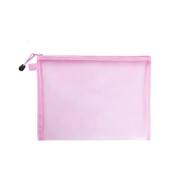 KOJA Transparent and Visible Nylon Storage Zippered Bag for School and Office, A4/A5/Horizon Size Document Bag - Image 8