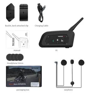 EJEAS V6 Pro+ Motorcycle Bluetooth Headset