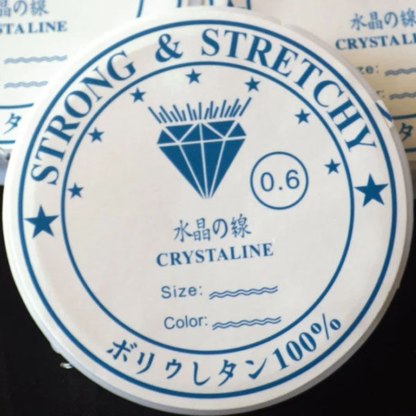 Elastic Stretch Silicon Elastic Thread - 0.8 Crystaline For Fashion Jewelers Design - Image 4