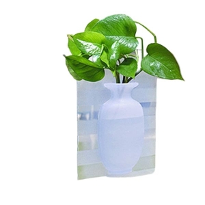 Elastix Anti Gravity Sticky Vase, Silicone Magic Vase, Unique Decoration For Cozy House, Restaurant, Perfect Gift