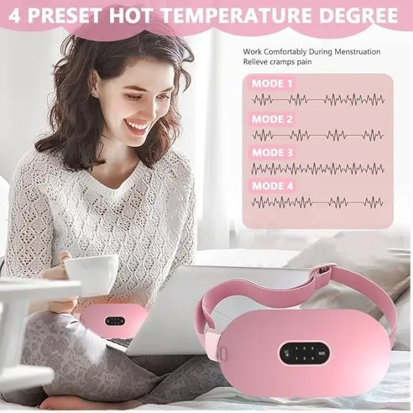Electric Cordless Heating Pad For Belly Warmer Heating Pad Belt For Men Women - Image 4
