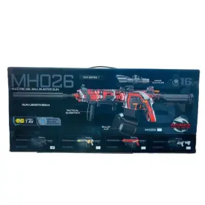 Electric Gel Blaster Toy Gun NO For Nerf Guns MH025/26 With Non-Toxic Eco-Friendly Biodegradable Gellets Outdoor Yard Activities Shooting Game