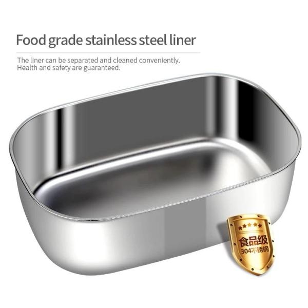 Electric Lunch Box Food Heater for Home and Office with Removable 304 Stainless Steel Storage Container - Image 2