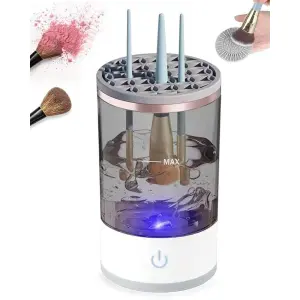 Electric Makeup Brush Cleaner Makeup Brush with Clean Mat Automatic Cosmetic Brush Cleaner Makeup Brush Tools
