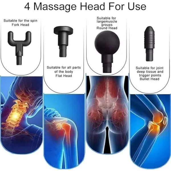 Electric Rechargeable Fascial KH740 Massage Gun - Image 4