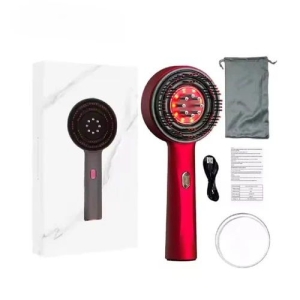 Electric Scalp Massager for Stress Relief – Portable & Professional Comb