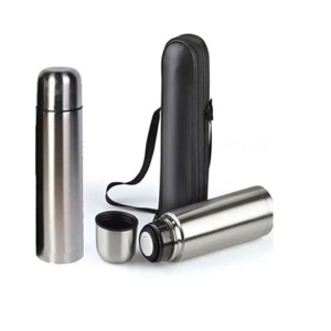 Electromax Silver Slimline Thermos Bottle (1000Ml)