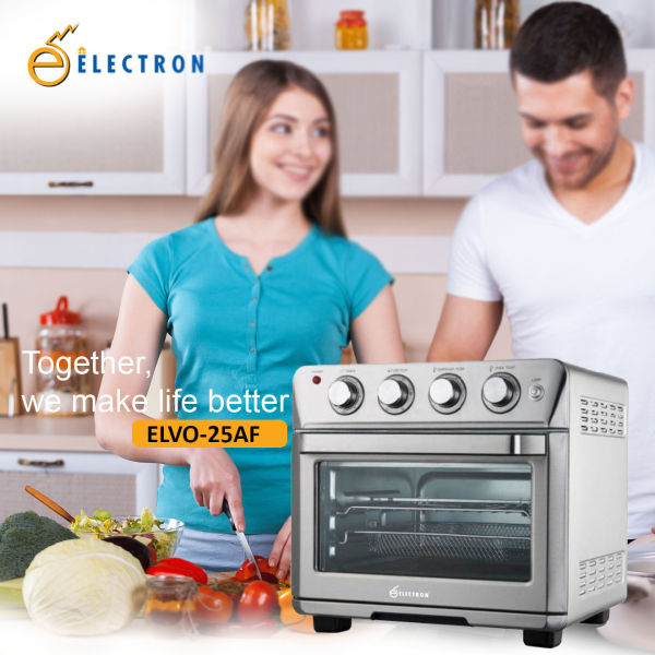 Electron Elvo-25AF MECHANICAL AIR FRYER Electric Oven 1700W - Image 2