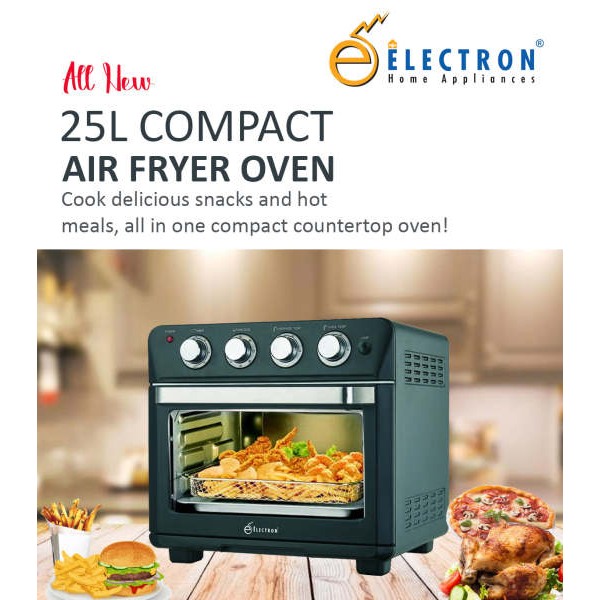 Electron Elvo-25AF MECHANICAL AIR FRYER Electric Oven 1700W - Image 3