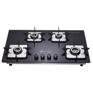 Electron Glass Hobb Stove 4 Burner - Slim Line XY 475