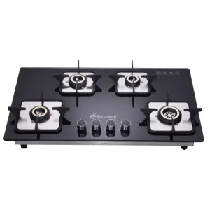 Electron Glass Hobb Stove 4 Burner - Slim Line XY 475
