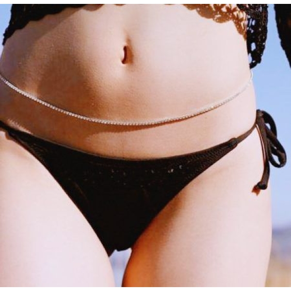 Elegant Fashionable Rhinestone Belly Chain - Image 4