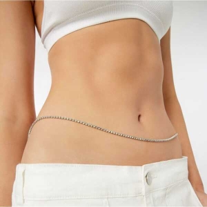 Elegant Fashionable Rhinestone Belly Chain