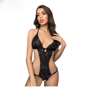 Elegant Lace One-Piece Lingerie Set for Women