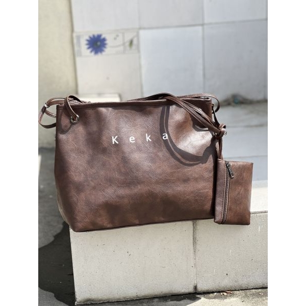 Elegant Leather Style Tote Bag for Women – Casual & Office Handbag - Image 5