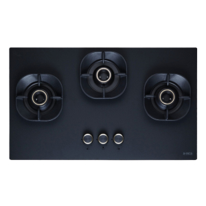 Elica 3 Burner Tempered Glass Gas Stove