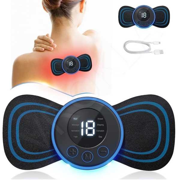 EMS Rechargeable Mini Massager For Whole Body With Digital Display - Image 2