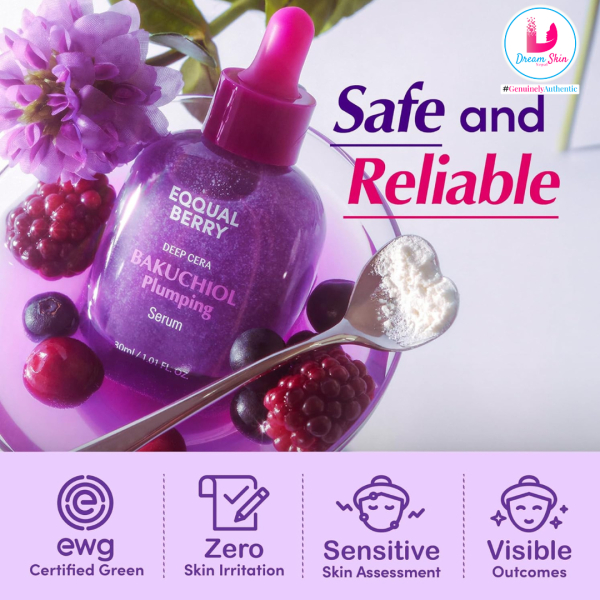 Eqqualberry Bakuchiol Plumping Serum [30ml] By Dream Skin Nepal - Image 4