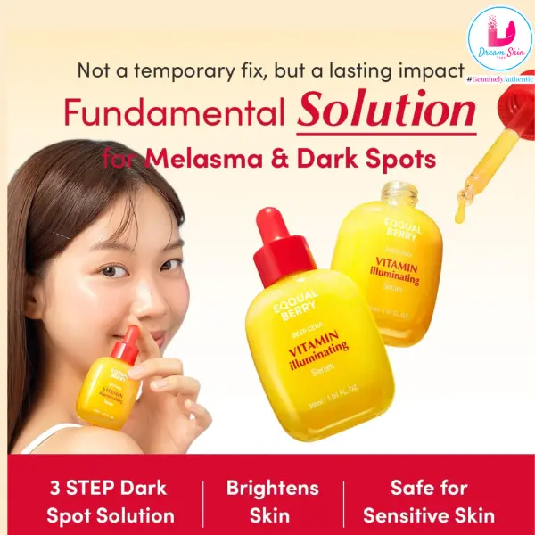 Eqqualberry Vitamin Illuminating Serum [30ml] By Dream Skin Nepal - Image 2