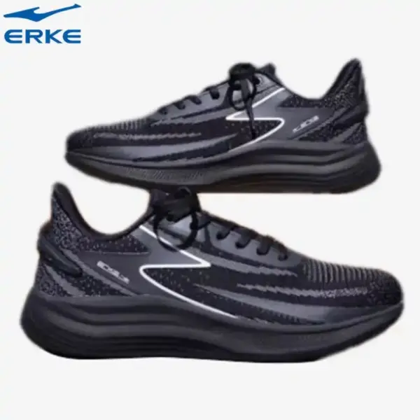 ERKE Running Shoes Black For Men (11122103003-002)