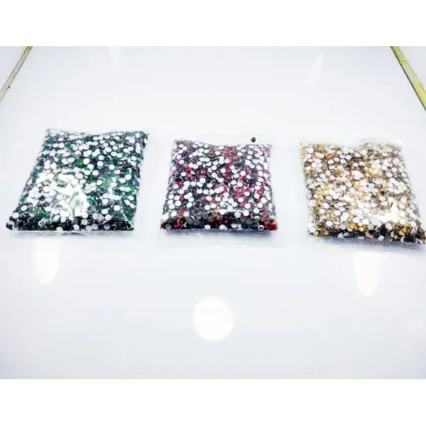Eshoppee Resin / Chandla / Rhinestone Stones for Jewellery Making kit Art and Crafts Materials for Necklace Bracelet Earring Making Materials DIY kit Set of 3 Color - Image 2