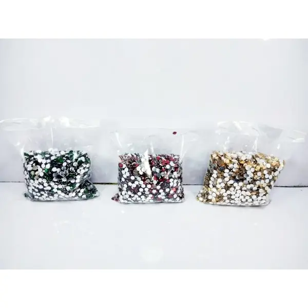 Eshoppee Resin / Chandla / Rhinestone Stones for Jewellery Making kit Art and Crafts Materials for Necklace Bracelet Earring Making Materials DIY kit Set of 3 Color - Image 3