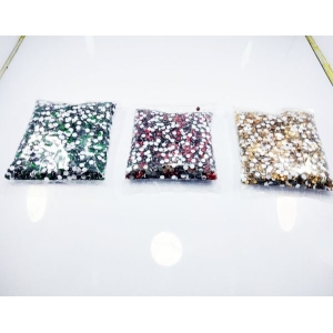 Eshoppee Resin / Chandla / Rhinestone Stones for Jewellery Making kit Art and Crafts Materials for Necklace Bracelet Earring Making Materials DIY kit Set of 3 Color