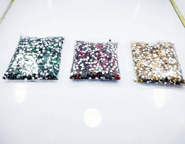 Eshoppee Resin / Chandla / Rhinestone Stones for Jewellery Making kit Art and Crafts Materials for Necklace Bracelet Earring Making Materials DIY kit Set of 3 Color
