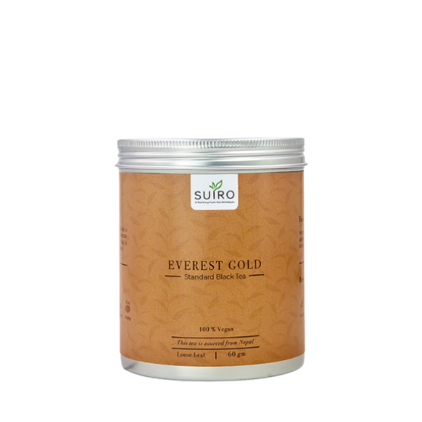 E.verest Gold Tea™ - Small Tin - 60GMS - Suiro Teas - Image 5