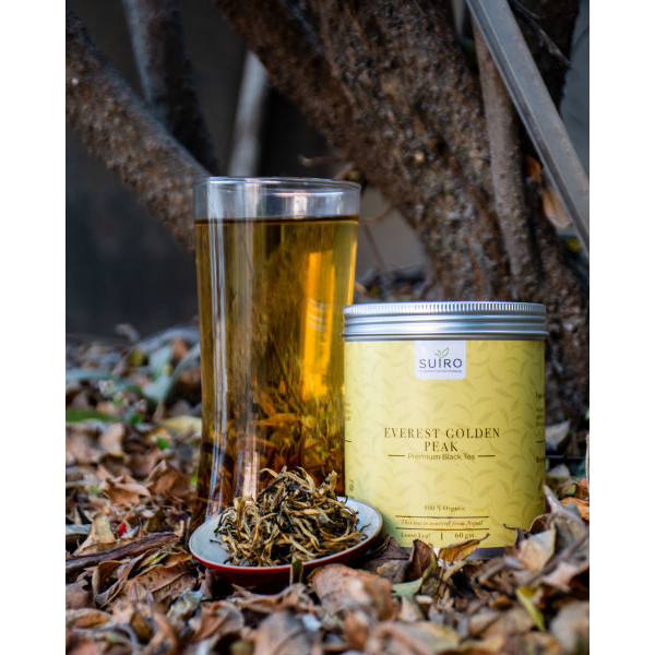 E.verest Golden Peak Tea™ - Big Tin - 100GMS - Suiro Teas - Image 2