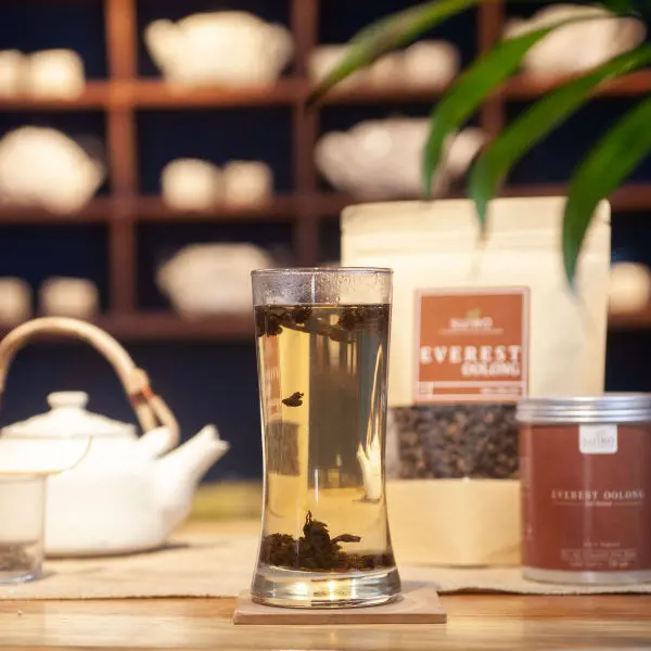 E.verest Oolong (Ball Rolled)™ Black Tea - 150GMS - Small Tin - Suiro Teas - Image 3