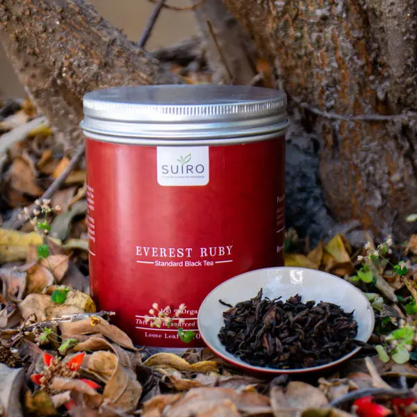 E.verest Ruby Black Tea™ - Small Tin - 100GMS - Suiro Teas - Image 2