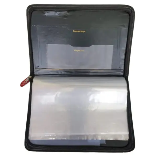Executive Display 3 Side Zipper Lock File/Folder - Image 5