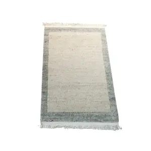 Exquisite Handknotted Nepali Woolen Carpet – 60 Knots, 62 cm x 91 cm